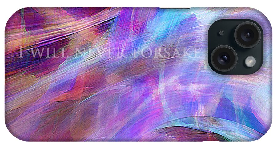 Love iPhone Case featuring the digital art The Writing's On The Wall by Margie Chapman