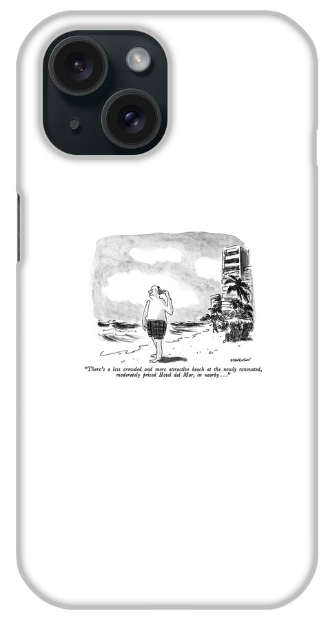There's A Less Crowded And More Attractive Beach iPhone Case