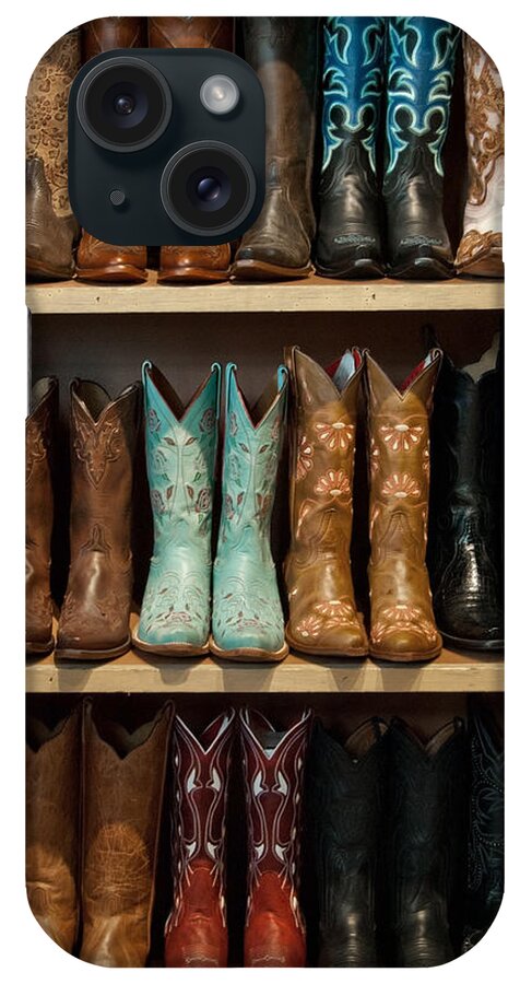 Cowboy Boots iPhone Case featuring the photograph These Boots Were Made For Walking by Jani Freimann