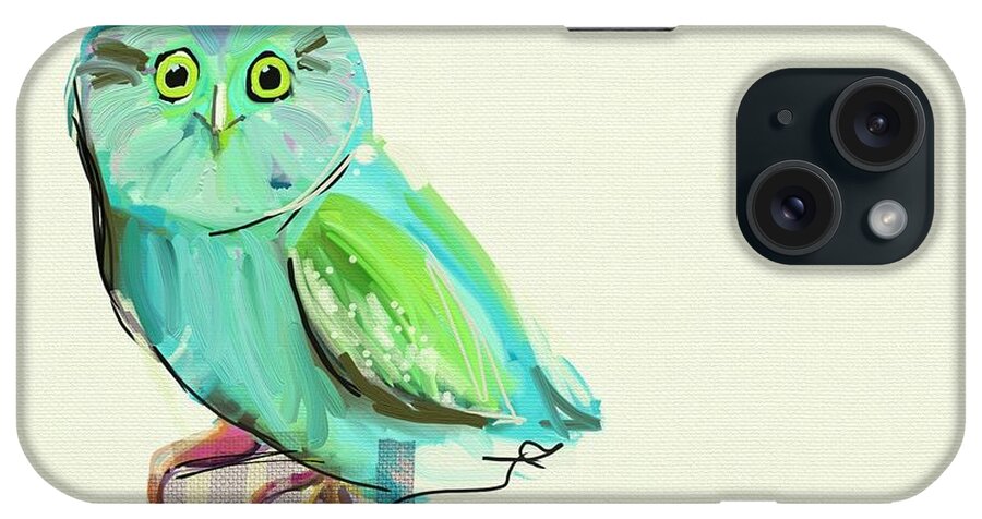 Owl iPhone Case featuring the photograph This little guy by Cathy Walters