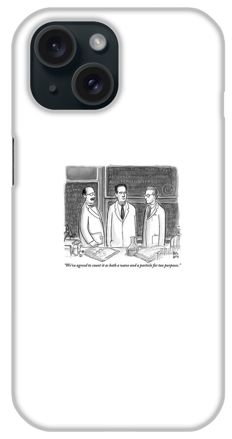 Three Scientists In A Lab iPhone Case