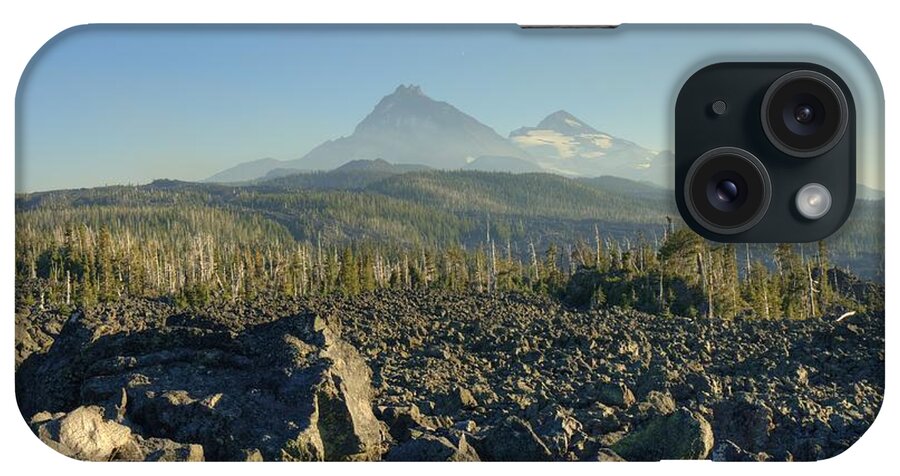 Realistic Hdr iPhone Case featuring the photograph Three Sisters by Chris Anderson