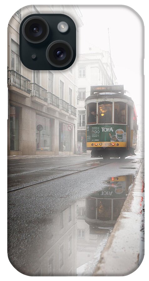 Lisbon iPhone Case featuring the photograph Through the fog by Jorge Maia