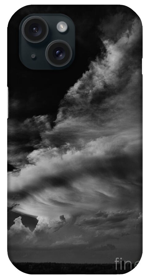 Clouds iPhone Case featuring the photograph Thunder Cloud by Karen Slagle