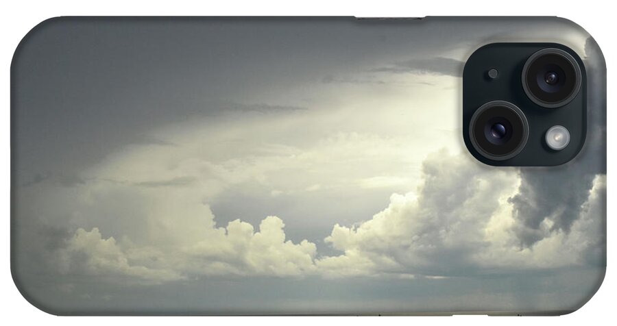Clouds iPhone Case featuring the photograph Thunderstorm Over Lake Okeechobee by Mary Beth Angelo