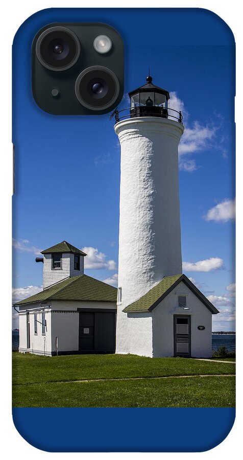 Architecture iPhone Case featuring the photograph Tibbetts Point Lighthouse by Ben and Raisa Gertsberg