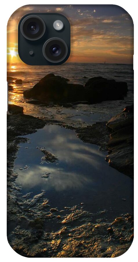 Landscape iPhone Case featuring the photograph Tide Pool Reflection by Scott Cunningham