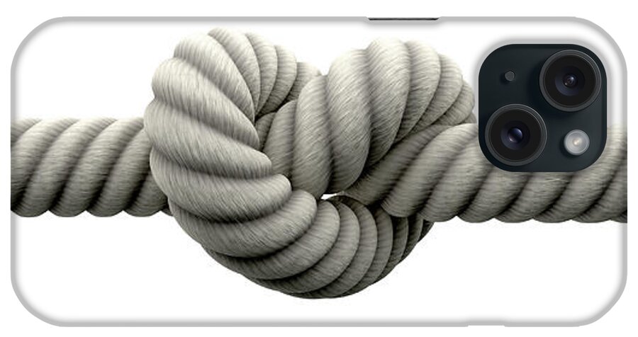 Wedding iPhone Case featuring the digital art Tie The Knot by Allan Swart