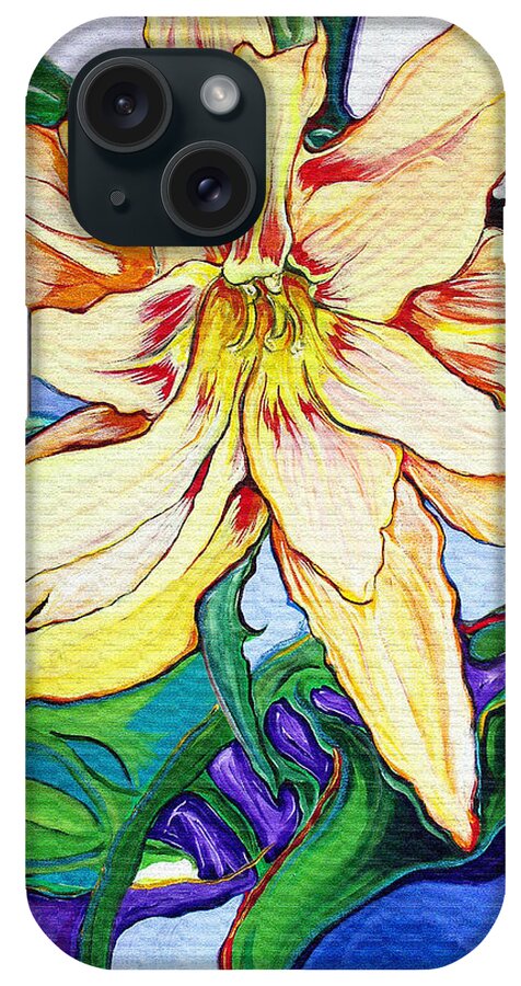 Tigerlily iPhone Case featuring the painting Tigerlily by Jamie Downs