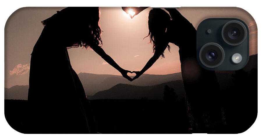 Human Heart iPhone Case featuring the photograph Tilted hearts by Scott Sawyer