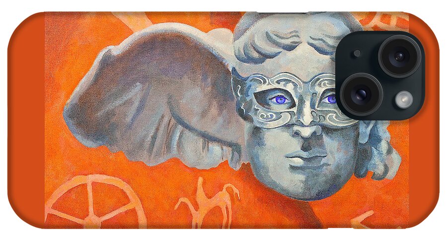 Hypnos iPhone Case featuring the painting Time Bandit by Susan McNally