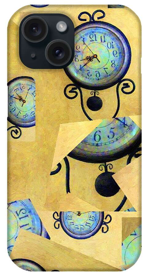 Time iPhone Case featuring the painting Time Release by RC DeWinter