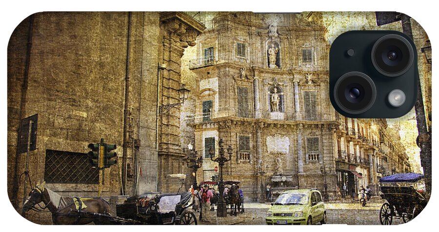 Palermo iPhone Case featuring the photograph Time Traveling in Palermo, Sicily by Madeline Ellis
