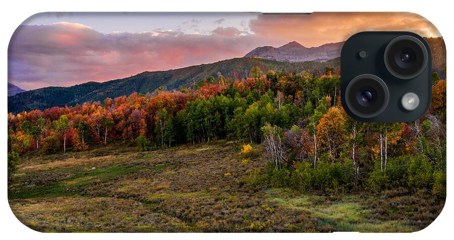 Timp Fall Glow iPhone Case featuring the photograph Timp Fall Glow by Chad Dutson
