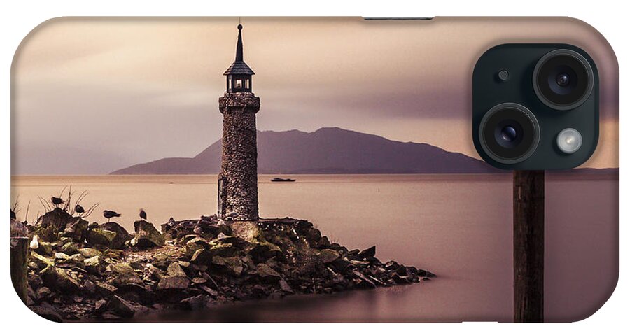 Lighthouse iPhone Case featuring the photograph Tiny Lighthouse by Tony Locke
