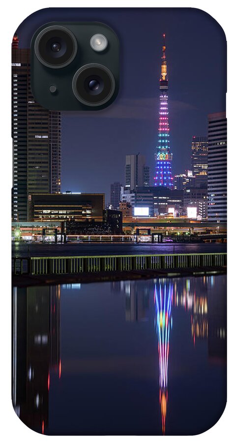 Tokyo Tower iPhone Case featuring the photograph Tokyo Christmas by Jason Arney
