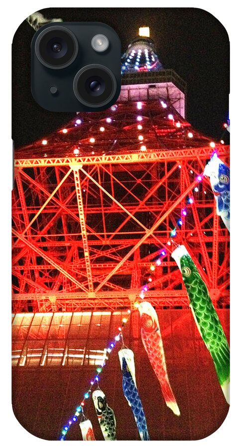 Tokyo Tower iPhone Case featuring the photograph Tokyo To Er With Ornaments by By Keisuke Takahashi.