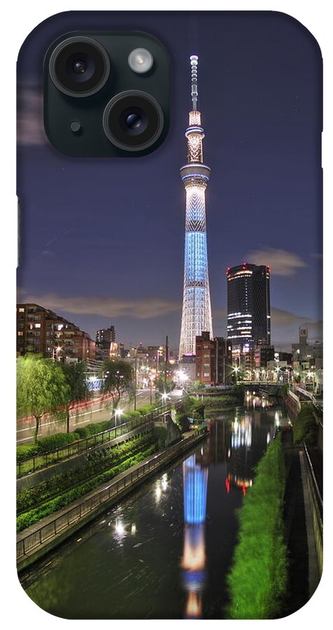 Electricity Pylon iPhone Case featuring the photograph Tokyo by Uzusio