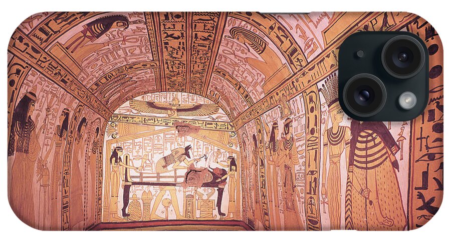 Afterlife iPhone Case featuring the photograph Tomb Of Nektamun, Thebes, Egypt by Brian Brake