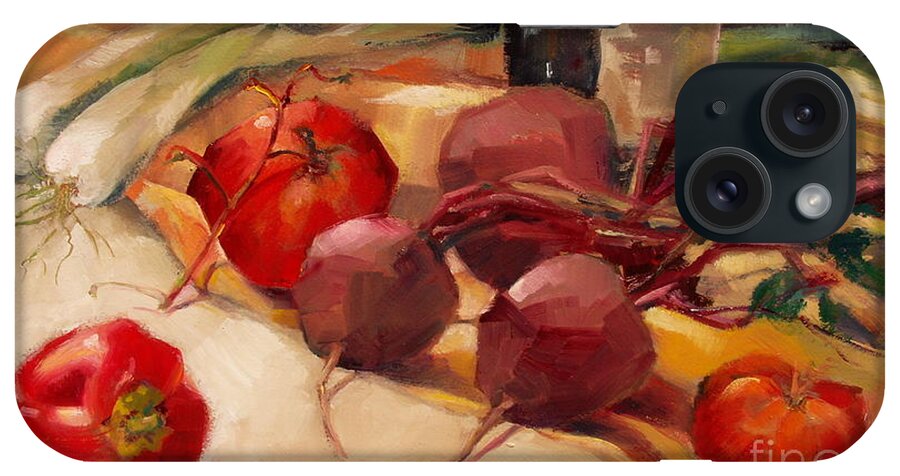 Still Life iPhone Case featuring the painting Tom's Bounty by Michelle Abrams
