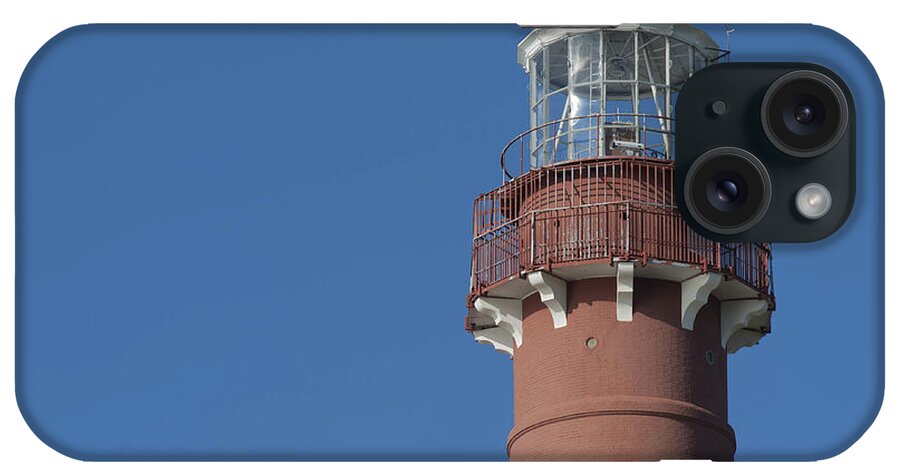 Top Of Old Barney Barnegat Lighthouse iPhone Case featuring the photograph Top of Old Barney Barnegat Lighthouse by Terry DeLuco