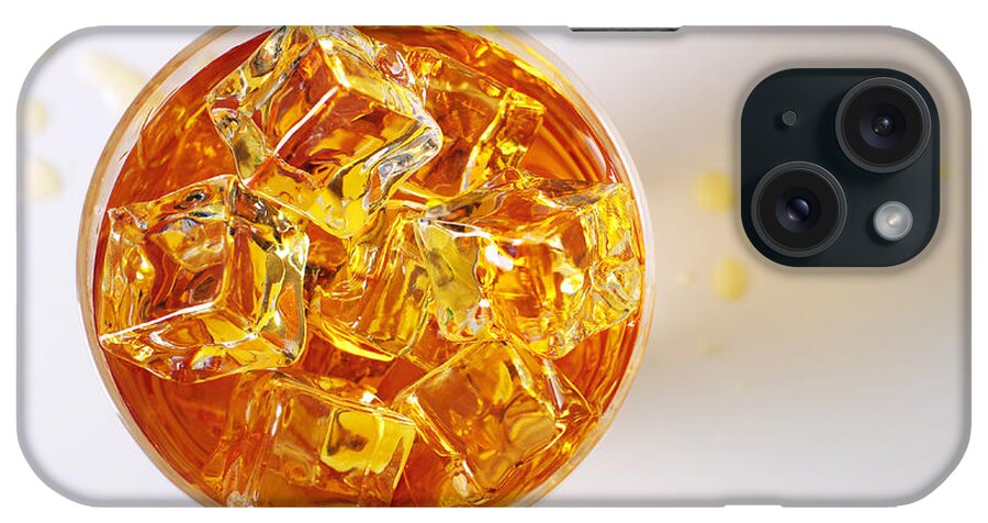 Alcohol iPhone Case featuring the photograph Top view on Drink by Carlos Caetano
