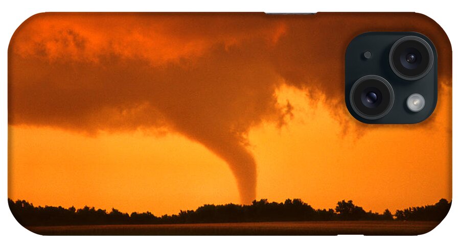 Tornado iPhone Case featuring the photograph Tornado Sunset by Jason Politte
