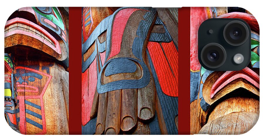 Native American iPhone Case featuring the photograph Totem 3 by Theresa Tahara