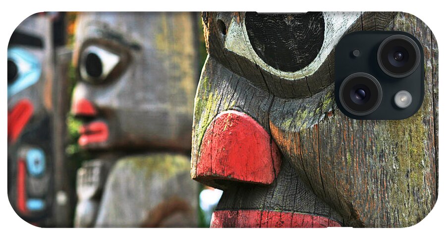 Totem iPhone Case featuring the photograph Totem Poles by JR Photography