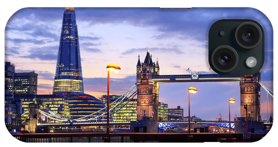 Outdoors iPhone Case featuring the photograph Tower Bridge, London, England by Chris Ladd