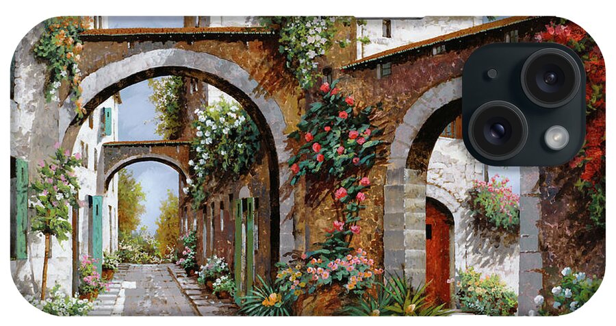 Arches iPhone Case featuring the painting Tre Archi by Guido Borelli
