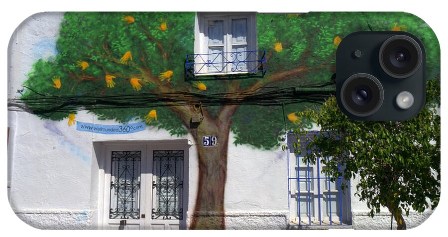 Nerja iPhone Case featuring the photograph Tree House in Spain by Brenda Kean