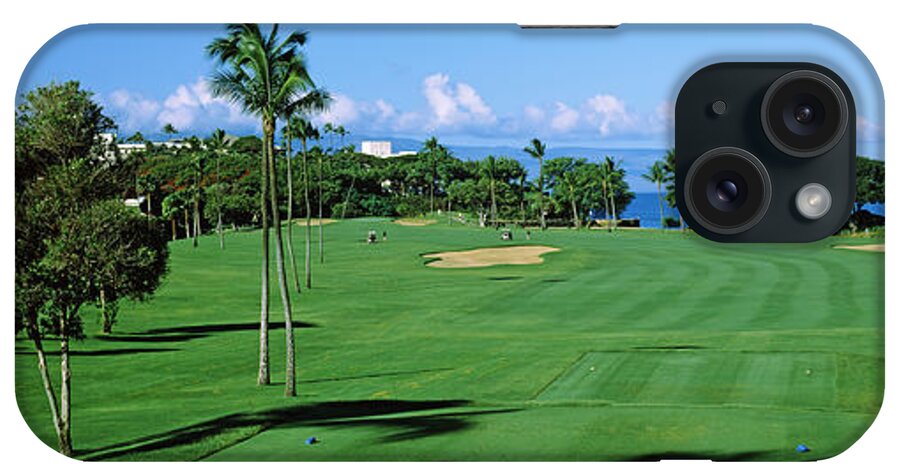 Photography iPhone Case featuring the photograph Trees , Kaanapali Golf Course, Maui by Panoramic Images