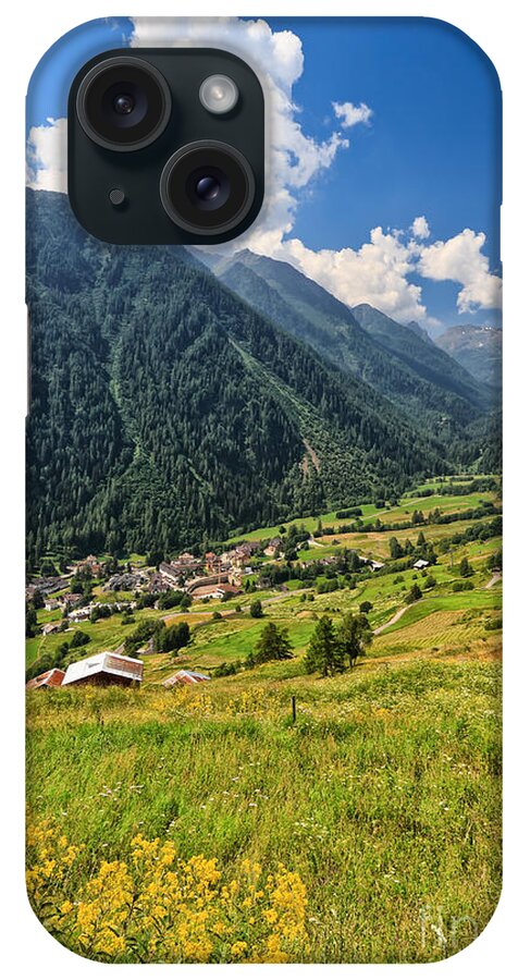 Alpine iPhone Case featuring the photograph Trentino - Val di Pejo by Antonio Scarpi
