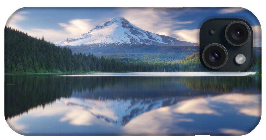 Trillium Lake iPhone Case featuring the photograph Trillium Lake Escape by Darren White