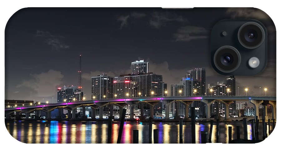 Art iPhone Case featuring the photograph Trooper Bridge Miami by Gary Dean Mercer Clark