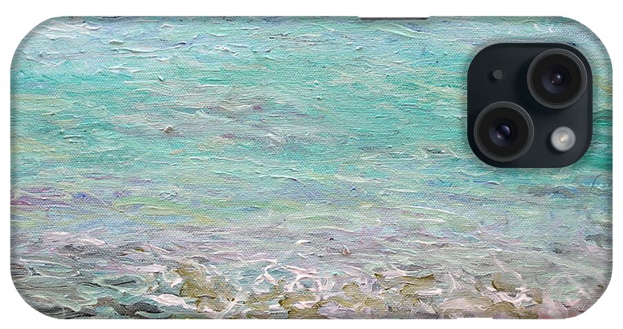 Bahama's. Sea iPhone Case featuring the painting Tropic Sea by Patricia Trudeau