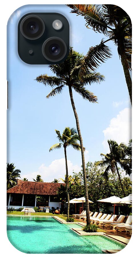 Scenics iPhone Case featuring the photograph Tropical Resort Pool by Plastic buddha