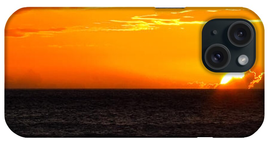 Hawaii iPhone Case featuring the photograph Tropical Sunset by Lars Lentz