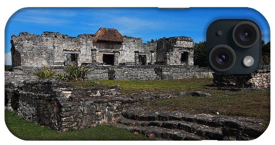 Archeological iPhone Case featuring the photograph Tulum Palace by Robert McKinstry