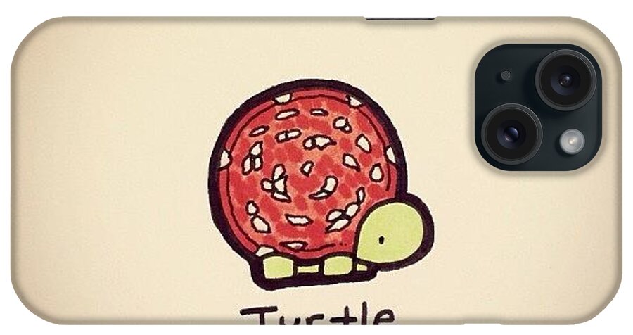  iPhone Case featuring the photograph Turtle Salami by Turtle Wayne