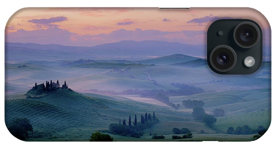 Tranquility iPhone Case featuring the photograph Tuscany Dawn by Paul Bruins Photography