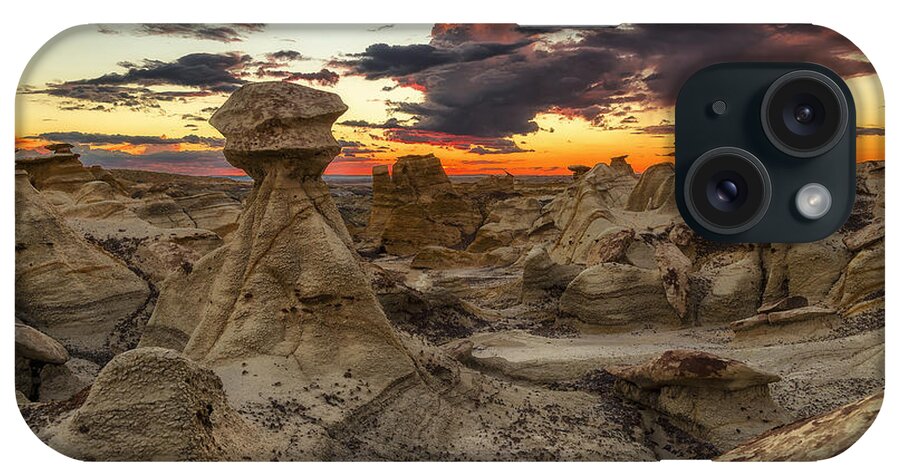 Badlands iPhone Case featuring the photograph Twilight at Ah-Shi-Sle-Pah by Alex Mironyuk
