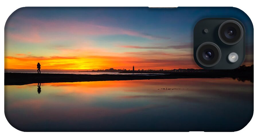 Beach iPhone Case featuring the photograph Twin Lakes Reflections by Weir Here And There