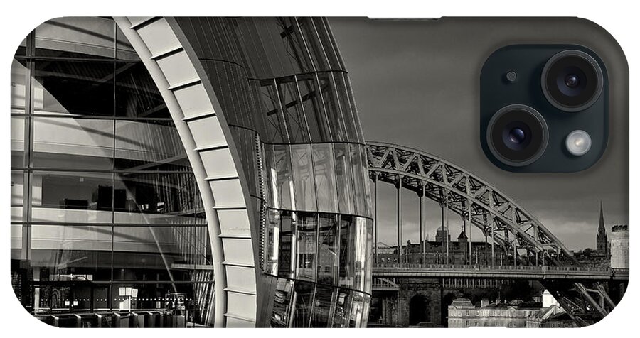 Newcastle iPhone Case featuring the photograph Two Arcs Old and New by Stephen Taylor