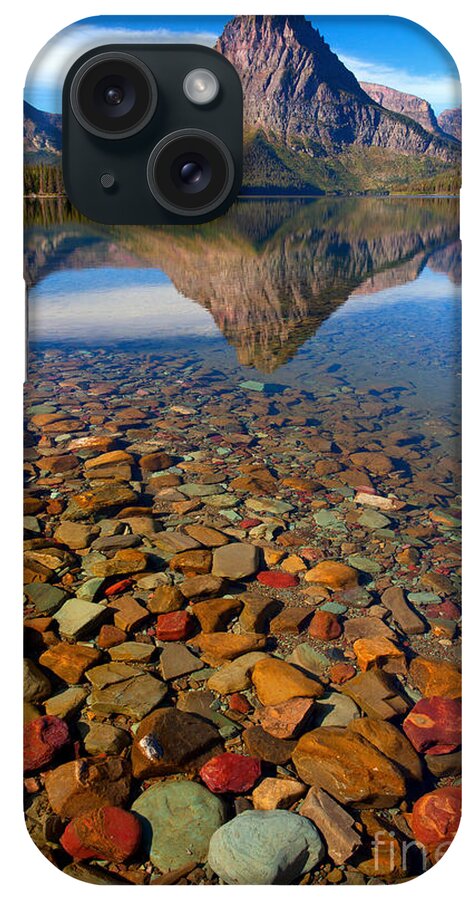 Montana iPhone Case featuring the photograph Two Medicine Reflection by Aaron Whittemore