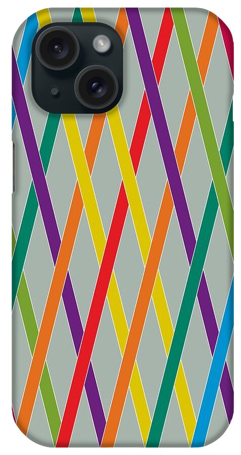 Two Odd Pickup Stixs iPhone Case featuring the digital art Two Odd Pickup Stixs by Darla Wood