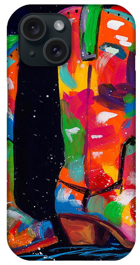 Tracy Miller iPhone Case featuring the painting Two Step by Tracy Miller