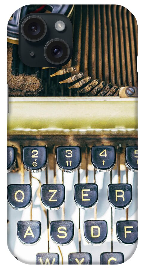 Office iPhone Case featuring the photograph Typewriter Old by Deimagine