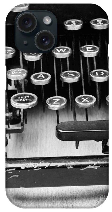 Typewriter iPhone Case featuring the photograph Typewriter Triptych Part 1 by Edward Fielding